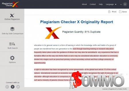 Plagiarism Checker X 2019 v6.0.8