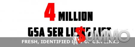 4 Million GSA SER Links List – Aug 2015