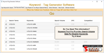 Resume keywords generator