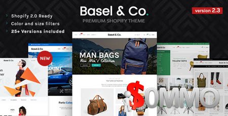 Basel + Fastor + Azshop - TOp 3 Fashion Shopify Theme [Instant Deliver]