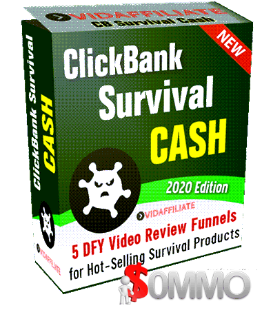 ClickBank Survival CASH – 5 DFY Video Review Funnels + OTOs [Instant Deliver]
