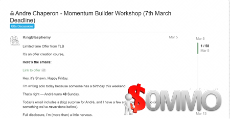 Andre Chaperon - Momentum Builder Workshop