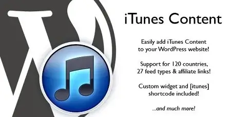 iTunes Content 1.3 - WordPress Plugin