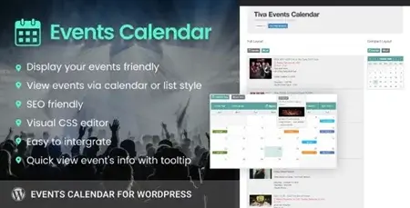 Tiva Events Calendar For WordPress 1.5