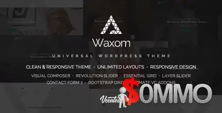 Waxom 1.5.1 - Clean & Universal WordPress Theme
