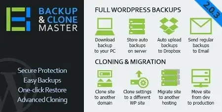 WordPress Backup & Clone Master 2.0.2