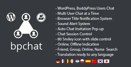 WordPress, BuddyPress Users Chat Plugin 1.1.6