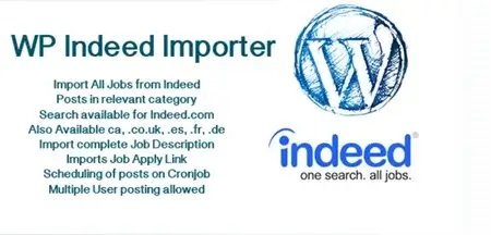 WP Indeed Importer 1.0 - WordPress Plugin
