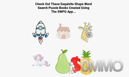 Shape Word Search Puzzles Generator + OTOs
