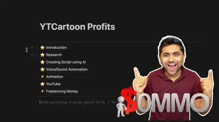YT Cartoon Profits Course